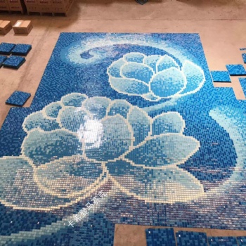 厂家 个性定制 泳池马赛克图案