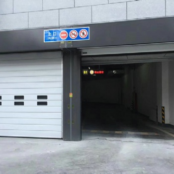 滚筒式卷帘门厂家拉带式车库堆积门厂家