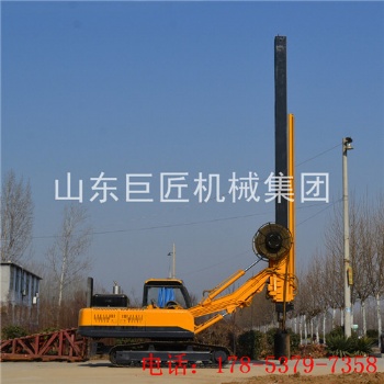 巨匠集团履带式旋挖钻机大型全液压旋挖打桩机效率高