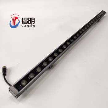 led防水内控洗墙灯rgb水纹洗墙灯24W18W户外大功率桥梁护栏线条灯