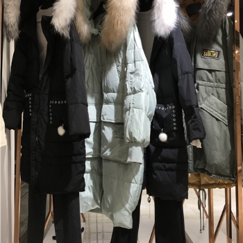广州女装外贸原单羽绒服尾货清仓