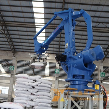 广东化肥工业机器人，化肥工业机械手，化工原料码垛机