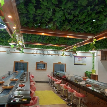 佛山自助旋转火锅餐桌 旋转麻辣烫餐桌 回转火锅餐桌设备