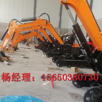 厂家小型轮式挖掘机家用农用微型 1吨多功能小挖机