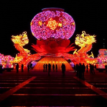 民间艺术奇葩—全丰花灯灯光节、灯光节生产厂家