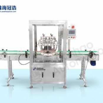 珠海冠浩—全自动双头抽真空旋盖机