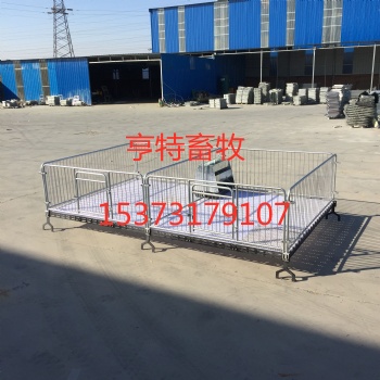 小猪双体复合板保育床，塑料板保育床