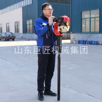 巨匠供货15米轻便取土钻机QTZ-2土壤勘察钻机高频振动取土快