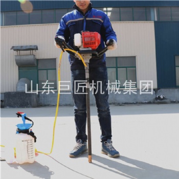 可以背着上山的勘探取样钻机巨匠牌单人可操作的背包钻机