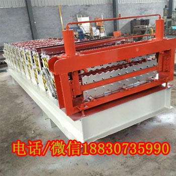 河南840/900双层压瓦机设备 全自动压瓦机厂家