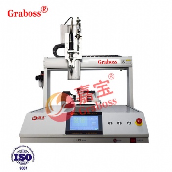 graboss三轴气吸式桌上型自动锁拖线板插座螺丝机