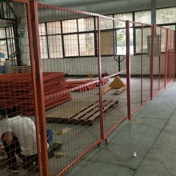 郑州工厂室内仓库防护围栏 车间隔离网车间隔断网 占地小增加有效空间