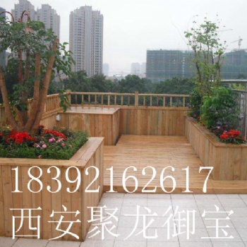西安防腐木地板，景观木地板，室外木平台，防腐木平台