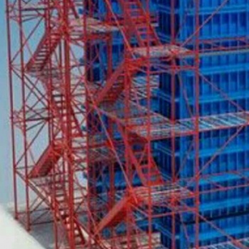 湖南鑫洪厂家直供香蕉式安全爬梯 基坑通道安全爬梯 量大从优