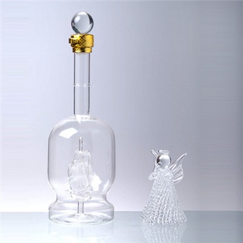 河北永鑫玻璃手工艺玻璃酒瓶帆船玻璃酒瓶订制