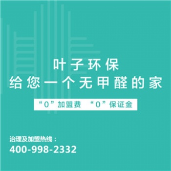 叶子环保除甲醛诚邀加盟