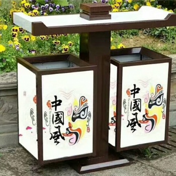深圳钢制垃圾桶【环卫垃圾桶】价格_分类果皮箱厂家