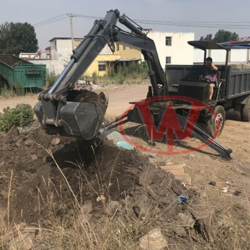 江苏四不像随车挖掘机厂家 挖运一体车