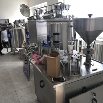 酸奶全套加工设备，中小型酸奶加工流水线