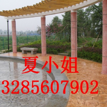 鄢陵压花地坪，襄城压模地坪