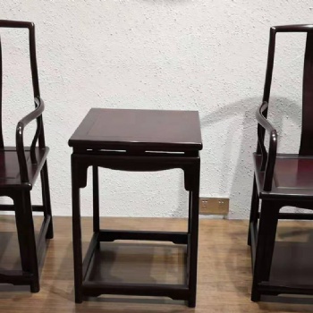 南官帽椅#景红木堂红木