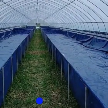 定做耐磨耐拉帆布水池 无气味帆布鱼池 郊外防漏水储水池 代替鱼塘帆布鱼池
