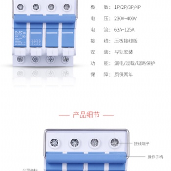 秦佳手拉隔离断路器BD3-63