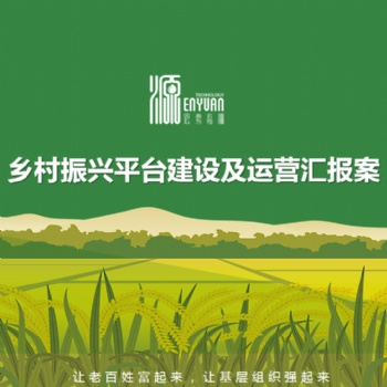 助力乡村振兴系列平台