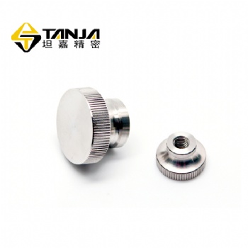 烟台 TANJA T91不锈钢304旋钮 滚花旋钮 镀铬钢螺母旋钮 紧固把手