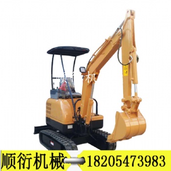 园林0.8吨农用植树挖土机 农用沟渠果园挖坑机