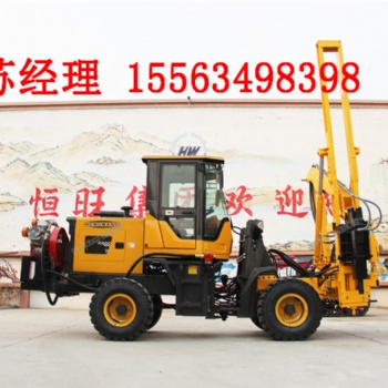 公路波形板液压护栏打桩机 公路护栏打桩机 液压护栏打桩机