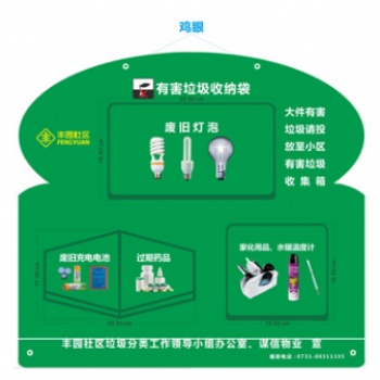 大连挂墙式有害垃圾分类袋印刷公司辽宁挂墙式有害垃圾分类袋尺寸沈阳有害垃圾收纳袋厂