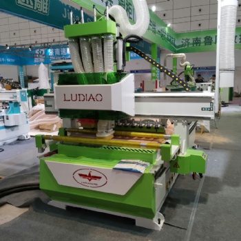 木工数控开料机全自动四工序板式家具1325三工序木工机械板雕刻机