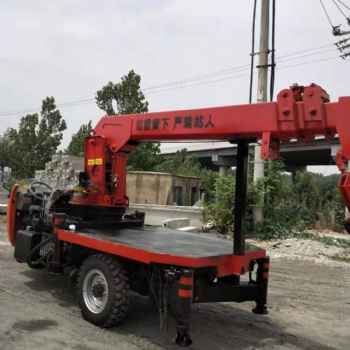 三轮起重机报价 3吨移树吊三轮吊厂家现车 25马力
