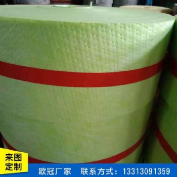 绿色复合纤维无纺布 空调纤维无纺布 绿色无纺布 冷气格无纺布