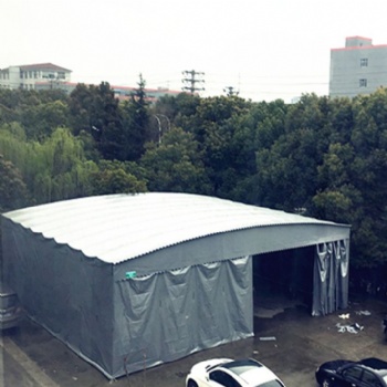 丽江定制移动推拉雨蓬户外伸缩折叠帐篷大排档夜宵遮阳棚活动车棚