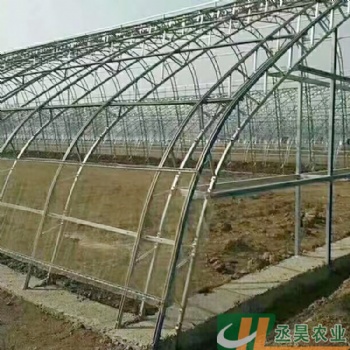 泊头市丞昊农业 双膜骨架大棚 可上双层塑料薄膜 C型钢骨架