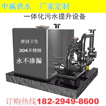 广东惠州智能污水提升设备