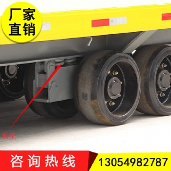 山东源隆非标定制30吨厂区平板拖车