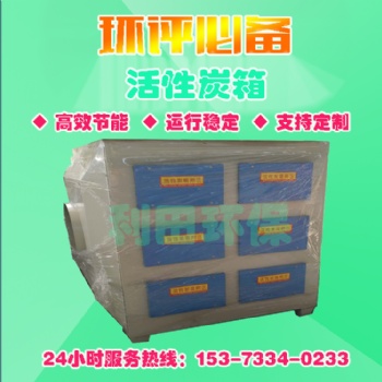 活性炭环保箱吸附箱工业废气异味处理设备干式过滤器活性炭吸附箱