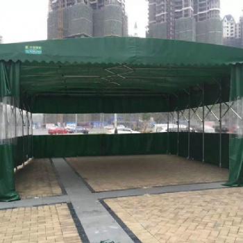 六盘水定制移动推拉雨蓬户外伸缩折叠活动帐篷大排档夜宵遮阳棚移动车棚