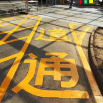 苏州厂区环氧地坪划线 厂区划线 车位划线
