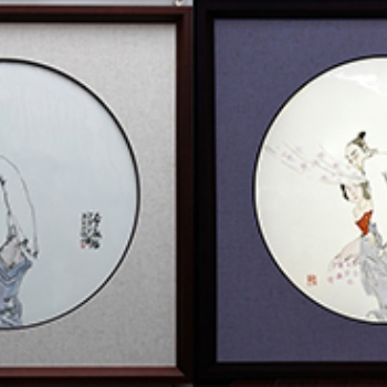 薄胎灯板艺术瓷陶瓷灯家具