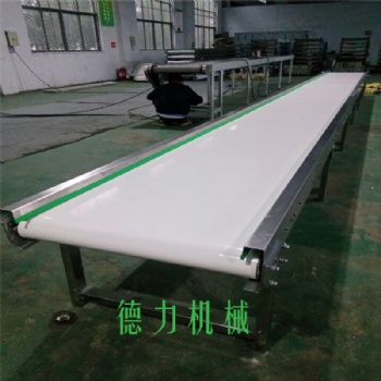 平行皮带输送机桌面流水线工作台pvc皮带传送带