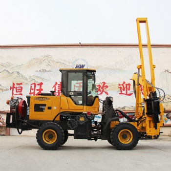 山地工程全液压公路打桩机 护栏打桩机