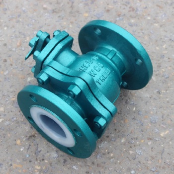 温州龙湾厂家衬氟球阀Q41F46-16C