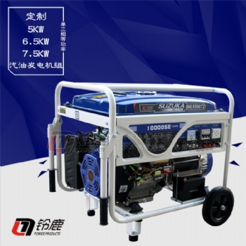 8KW等功率小型汽油发电机SHL9500T2