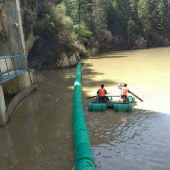 长条状水上拦截杂物浮漂 圆筒状水上拦污排产品介绍