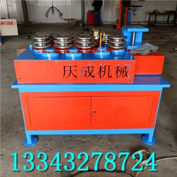 山东温室大棚 设备供应 九轮方管折弯机 全自动数控弯管机 庆成定制