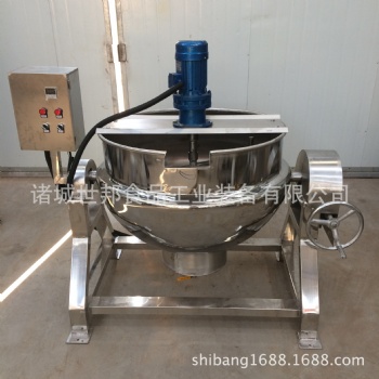 诸城世邦行星夹层锅 熬粥锅可倾斜自动出料